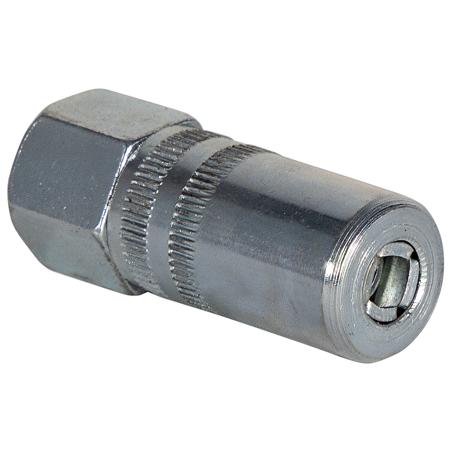 4-Jaw Grease Coupler: 4,500 PSI, Universal Fit for All Grease Guns