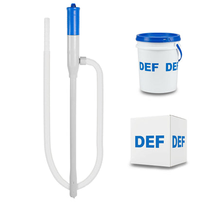 KTDEF01 DEF Battery Pump: 3.2 GPM, Narrow Outlet, Manual Nozzle, 51in Hose