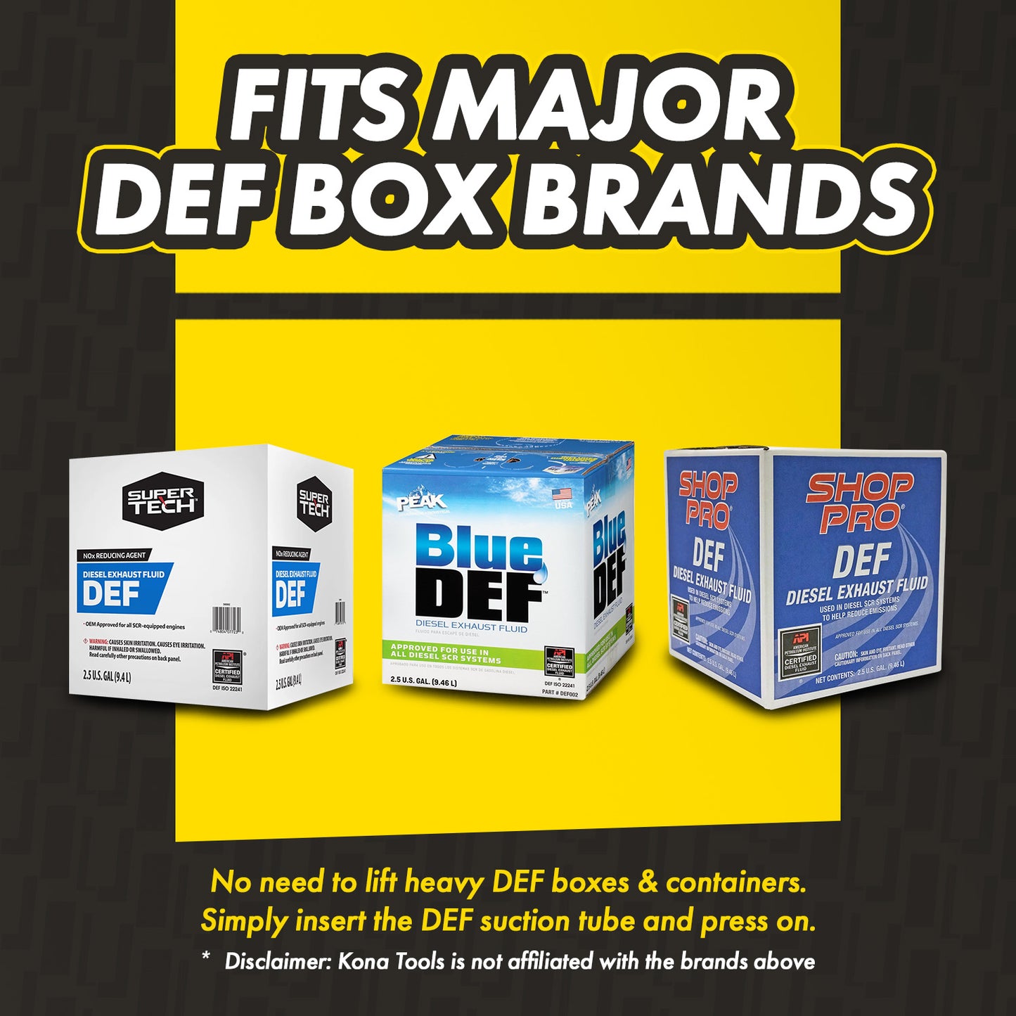 KTDEF01 DEF Battery Pump: 3.2 GPM, Narrow Outlet, Manual Nozzle, 51in Hose