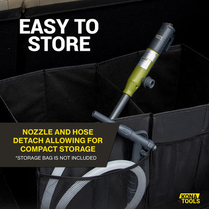 KTEP01M Portable Fuel Pump: 3.2 GPM 51" Hose, Flow Control