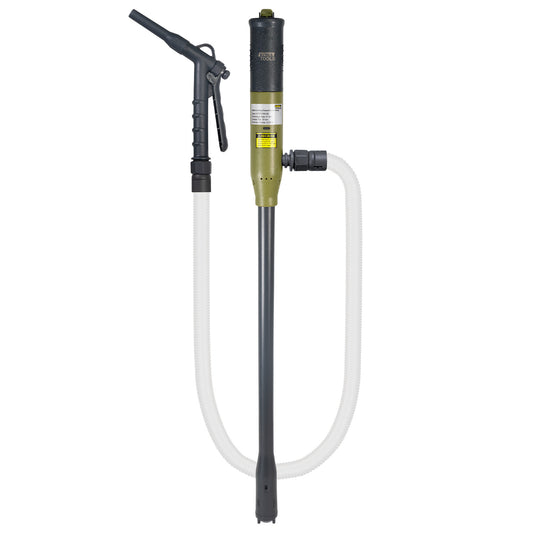 KTEP01MUSB Dual Power Fuel Pump: 3.2 GPM, Safety Nozzle, 4.3ft Hose