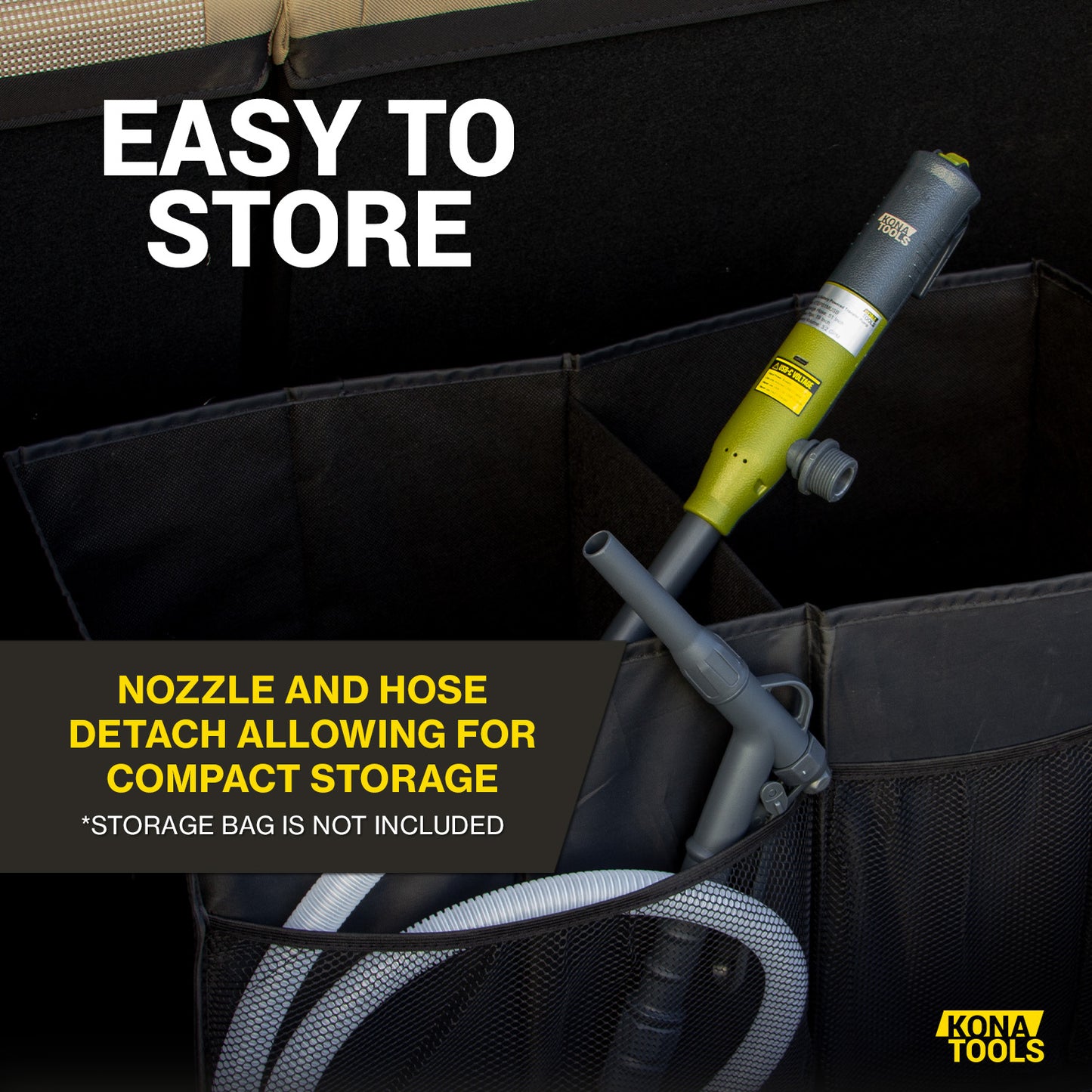 KTEP01MUSB Dual Power Fuel Pump: 3.2 GPM, Safety Nozzle, 4.3ft Hose