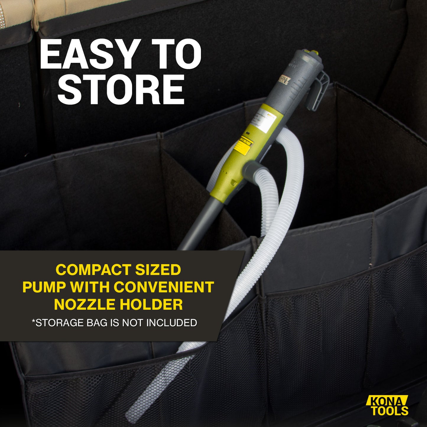 KTEP01USB Fuel Transfer Pump: USB-C Powered 3.2 GPM 51in Hose