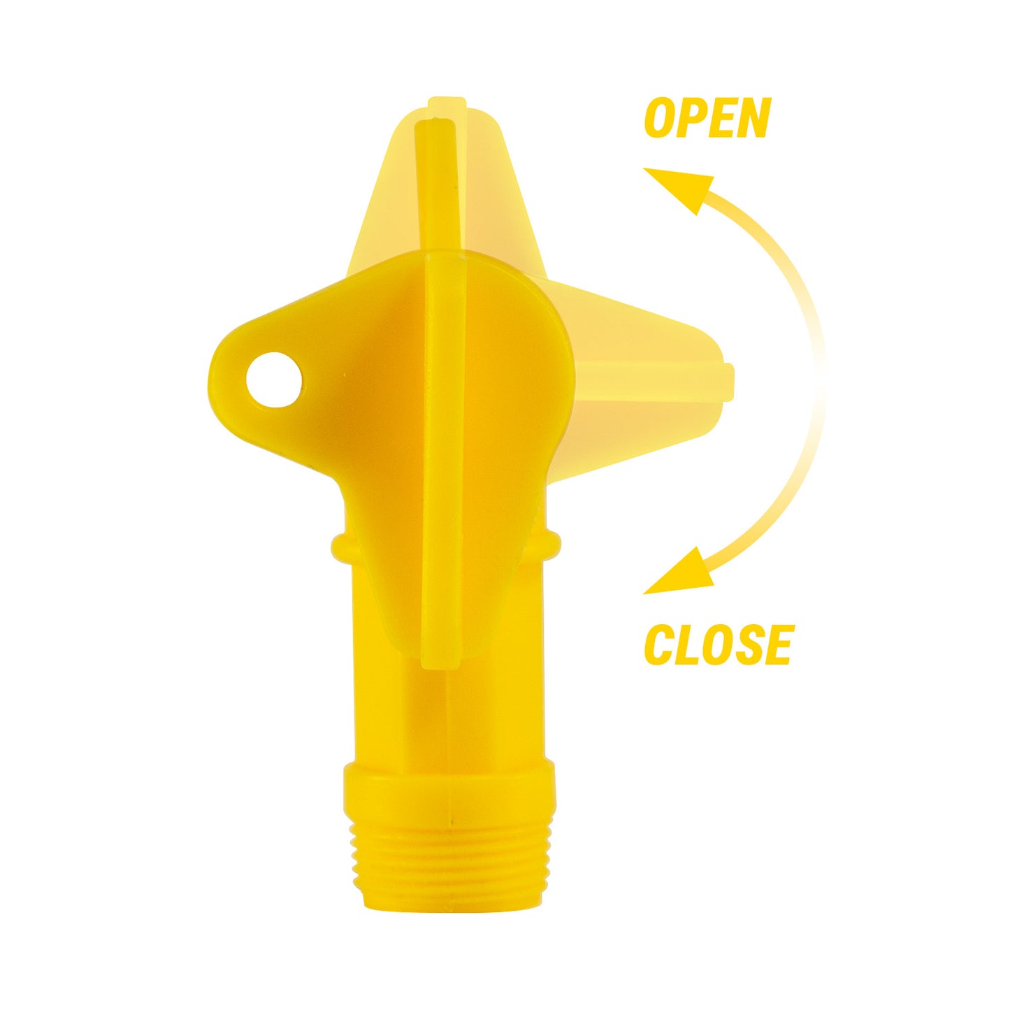 KTFAUT075 3/4in Male Drum Faucet: Polyethylene with EPDM Gasket