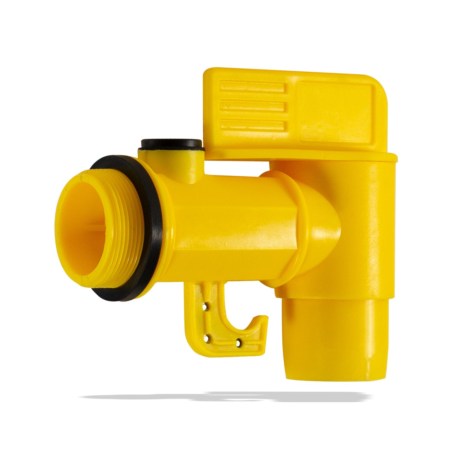 KTFAUT200 2in Drum Faucet (NPT Male): Polyethylene, Lockable, Bucket Hanger