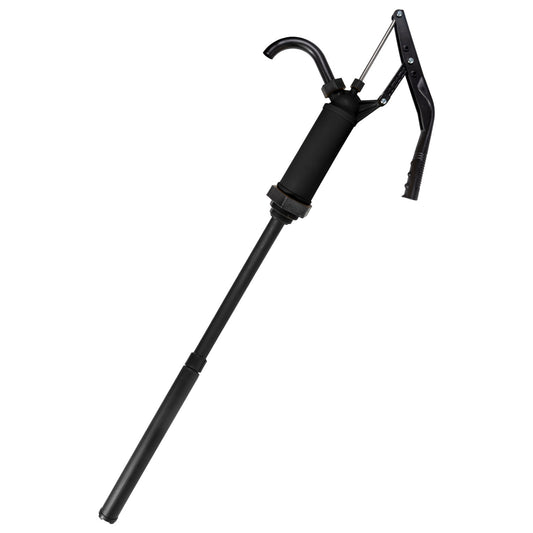 KTLV04 Lever Action Drum Pump: 3in 1 Flow Control, 35.5in Telescopic Tube, 15–55 Gallon