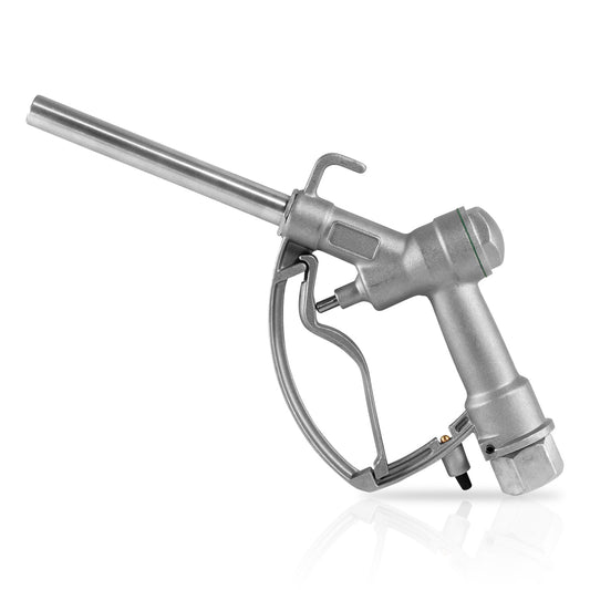 KTNZLW075 3/4in NPT Manual Fuel Nozzle: 15 GPM, 360 Degree Swivel, Straight Spout