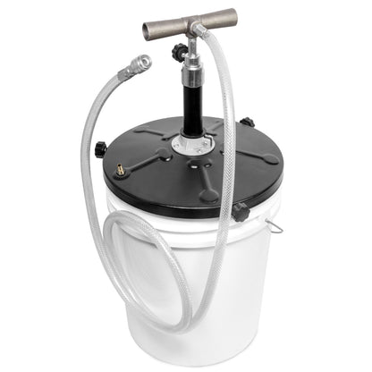 KTSE01 Manual Tire Sealant Bucket Pump: For 5–6.5 Gallon Drums with 5ft Hose