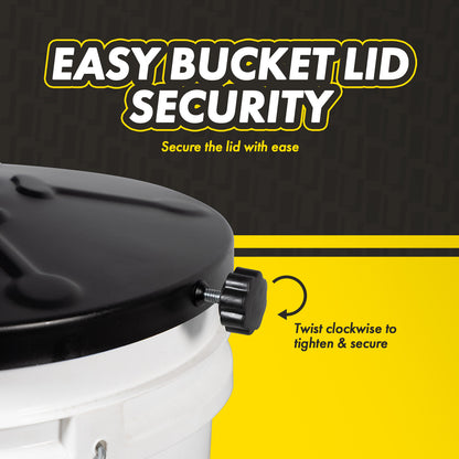 KTSE01 Manual Tire Sealant Bucket Pump: For 5–6.5 Gallon Drums with 5ft Hose